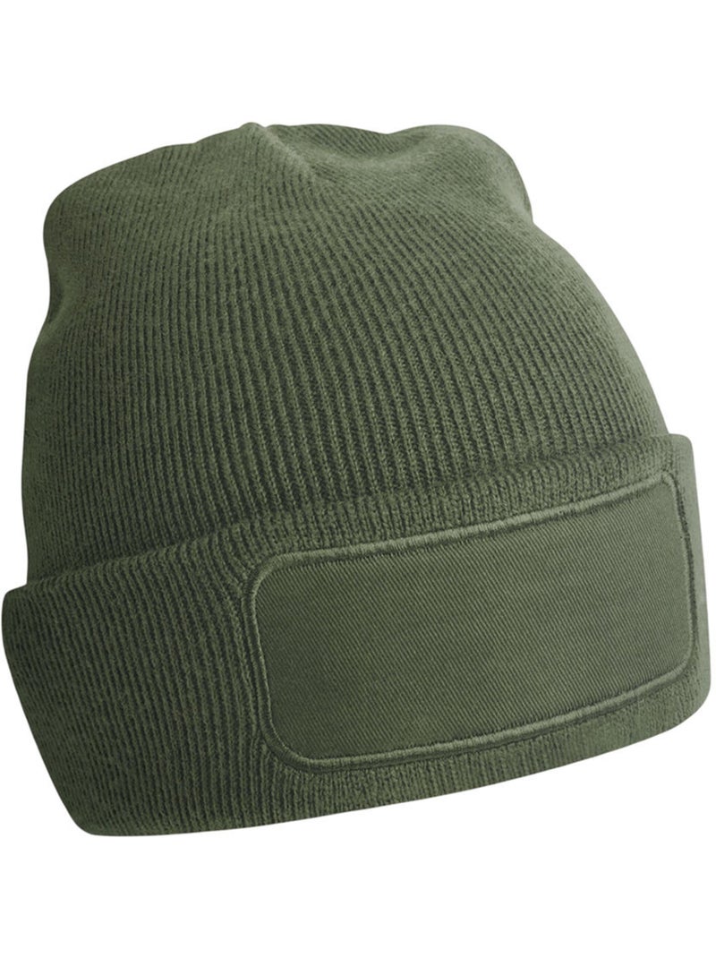 Bonnet motif/style uni printers - beechfield Vert olive - Kiabi