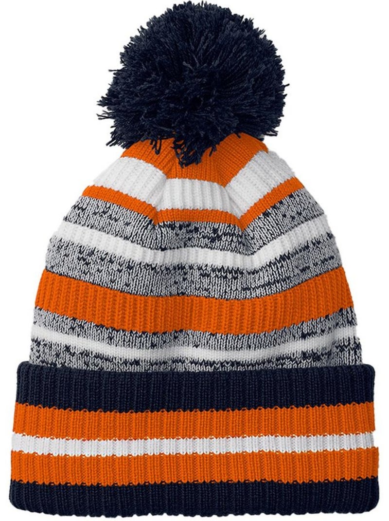 Bonnet multi-sport fan - beechfield Bleu Orange Blanc - Kiabi