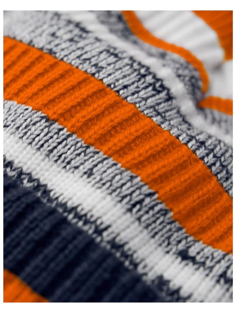 Bonnet multi-sport fan - beechfield Bleu Orange Blanc - Kiabi
