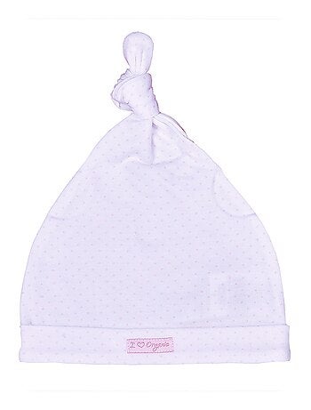 Bonnet naissance GOTS Kitikate