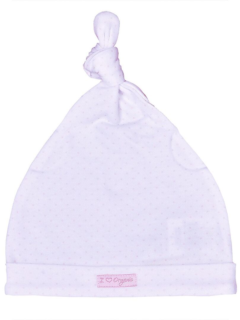 Bonnet de naissance 'La Manufacture de Layette' - Made in France - Rose -  Kiabi - 3.60€