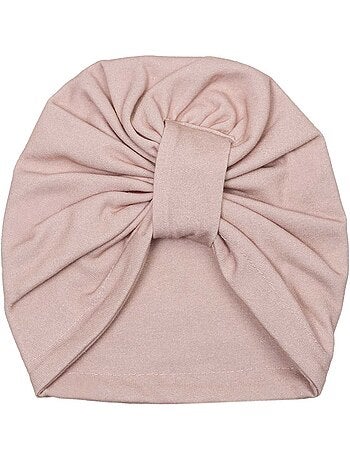Bonnet naissance modèle turban