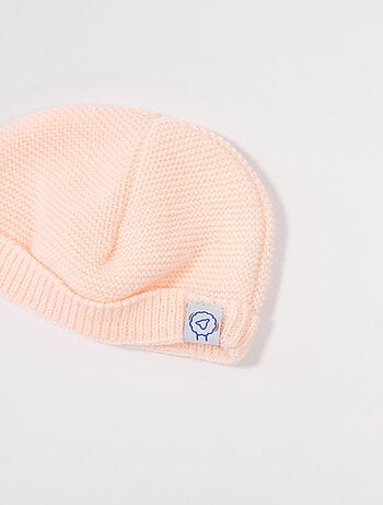 Bonnet naissance rond