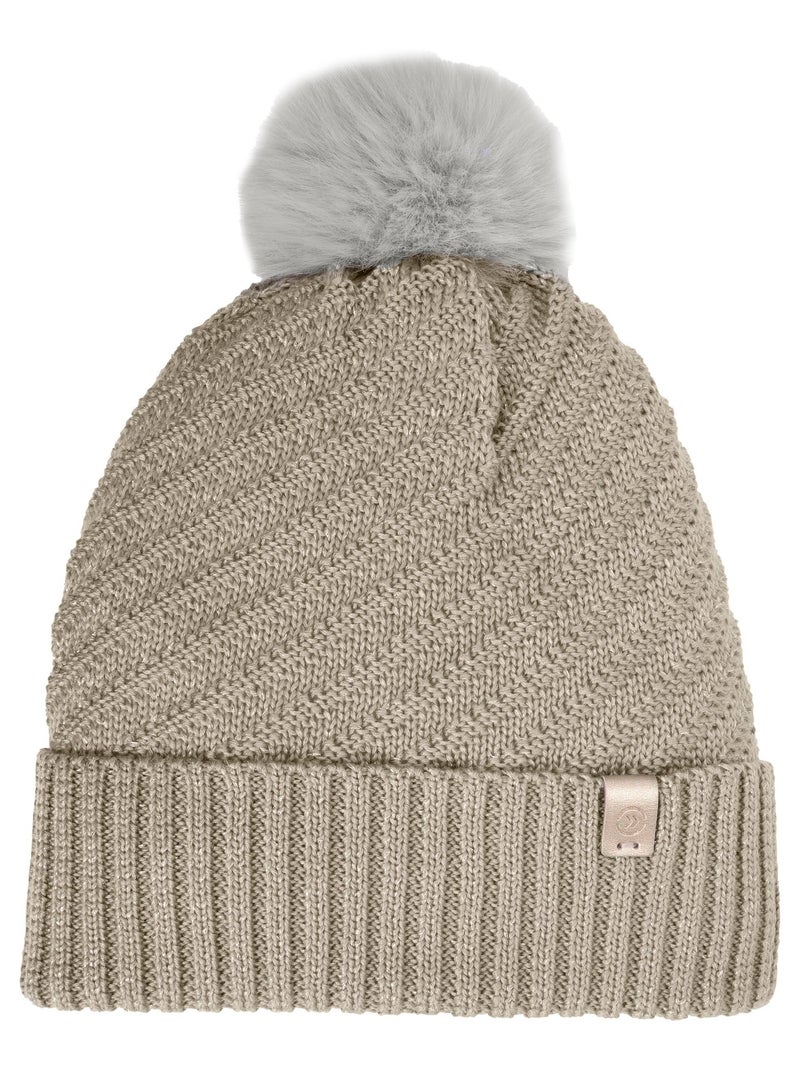 Bonnet n'hésitez pas à compléter votre look avec les gants assortis. Femme Bronze - Kiabi
