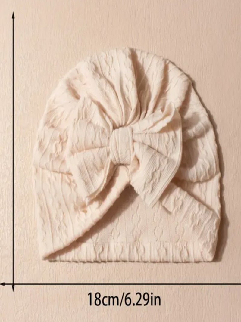 Bonnet Noeud bébé Fleur Les Chatounets Blanc Multicolore - Kiabi