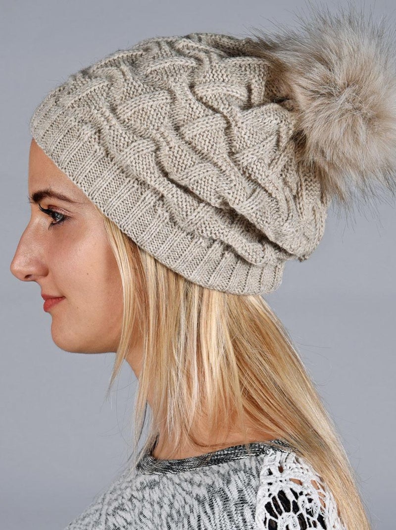 Bonnet Nora - Made in UE Beige - Kiabi