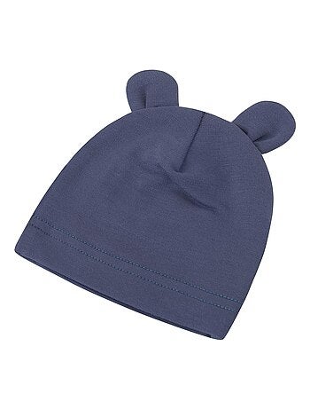 Bonnet ourson bébé en bambou, Uni SEVIRA KIDS