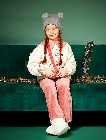 Echarpe, gants & bonnet enfant fille 10 ans - Snood, moufles