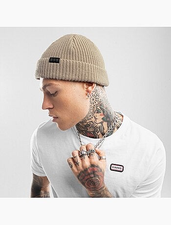 Bonnet pêcheur d'hiver lifestyle homme et femme harbin