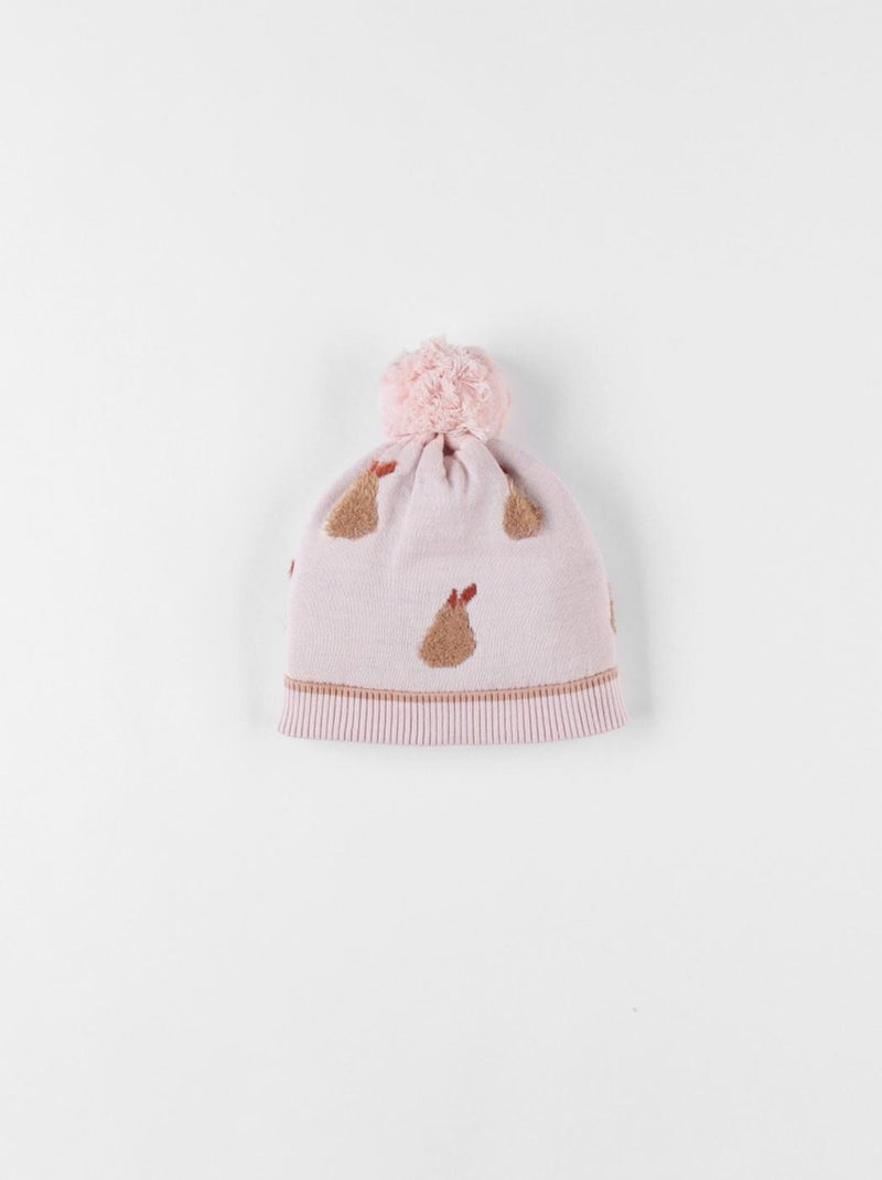 Bonnet poires en tricot, clair/caramel Noukie's Rose - Kiabi