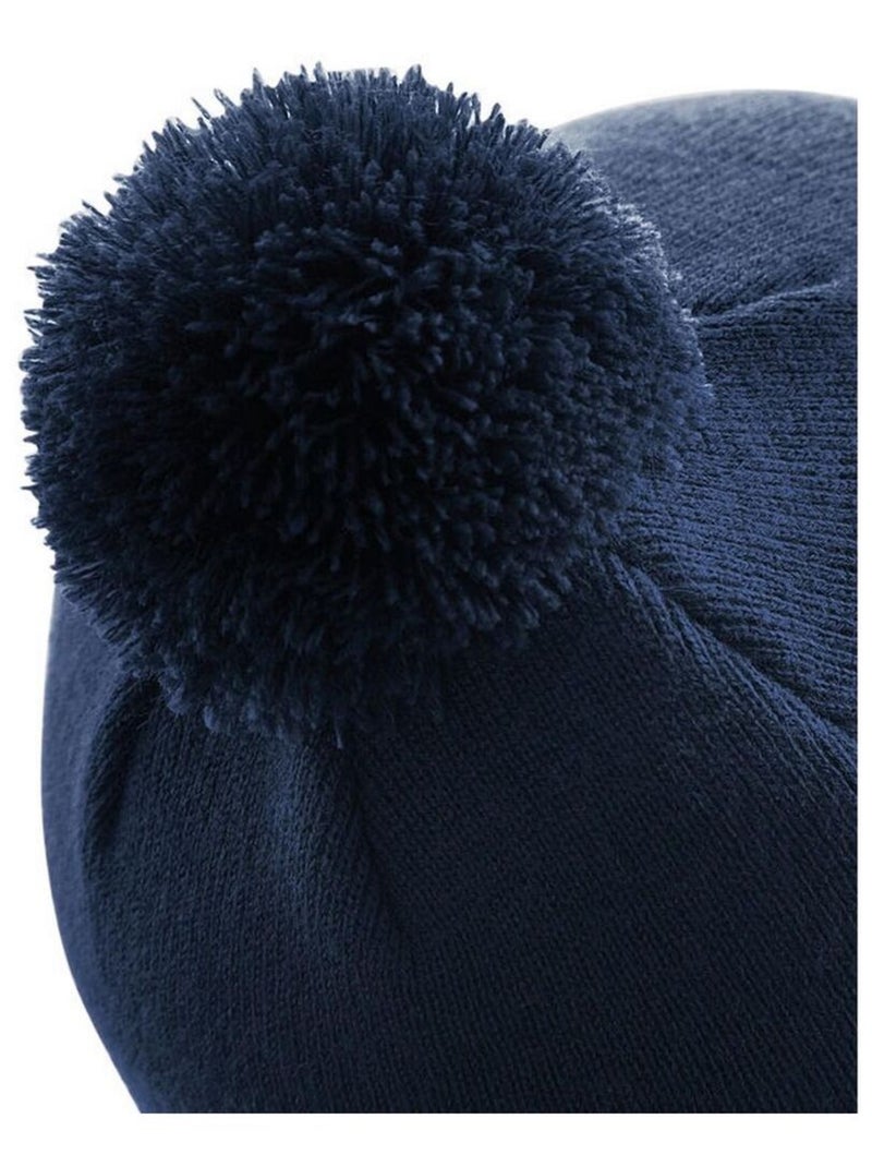 Bonnet pom pom original - beechfield Bleu marine - Kiabi