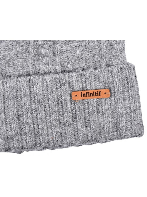 Bonnet Pompon INFINITF Femme - Kiabi