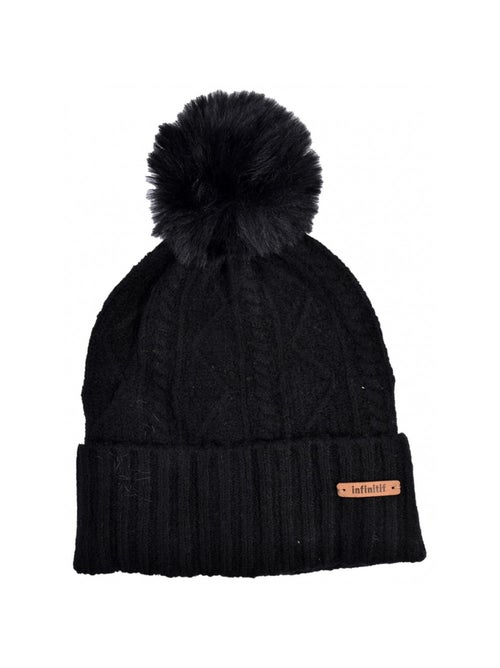 Bonnet Pompon INFINITF Femme - Kiabi