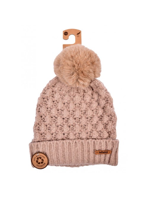 Bonnet Pompon INFINITF Femme - Kiabi