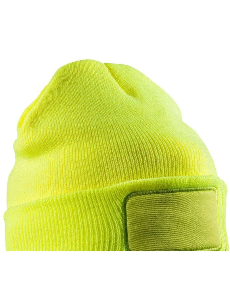 Bonnet printers - result genuine recycled Jaune fluo - Kiabi