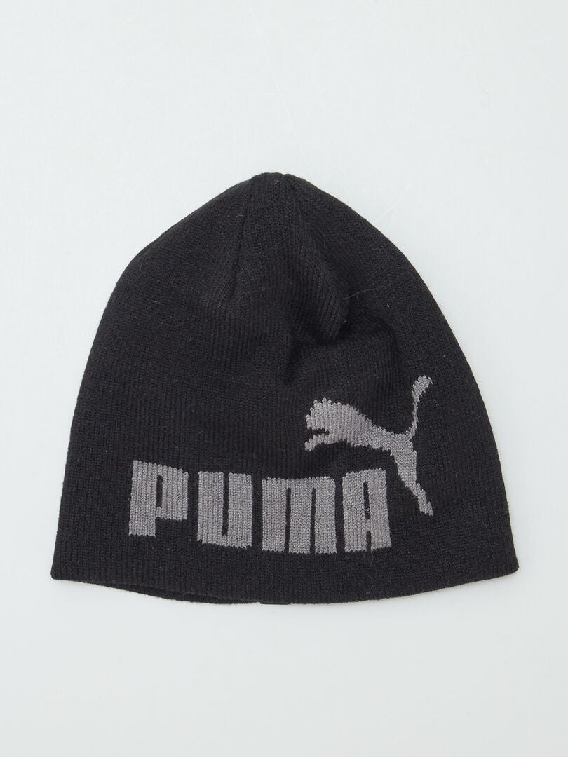 Bonnet 'PUMA' noir - Kiabi