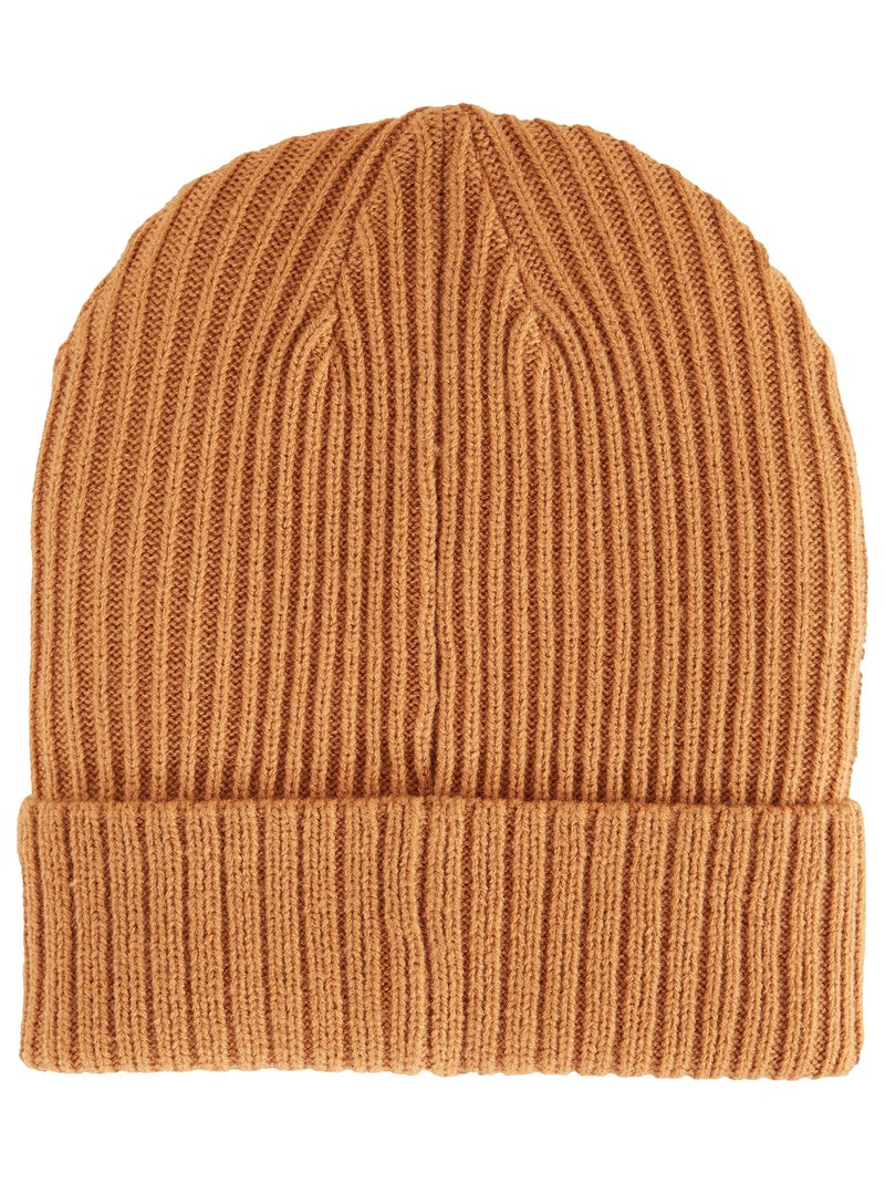 Bonnet Puma Ribbed Classic Cuff Beanie Marron - Kiabi