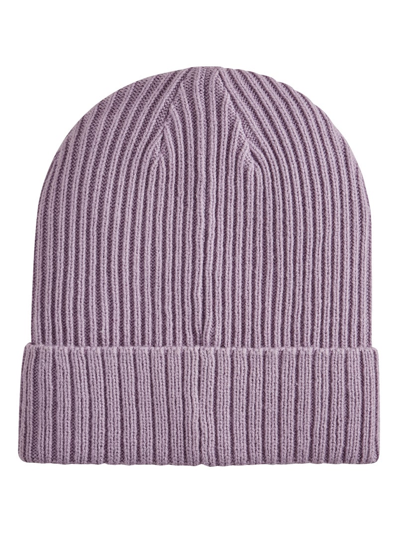 Bonnet Puma Ribbed Classic Cuff Beanie Violet - Kiabi