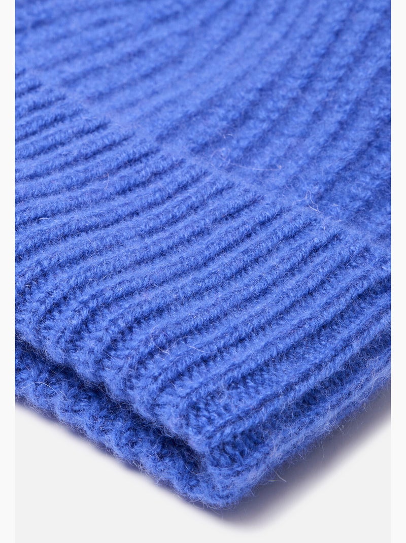 Bonnet pur cachemire - damart Bleu - Kiabi