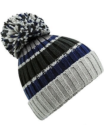 Bonnet rayé hygge - beechfield