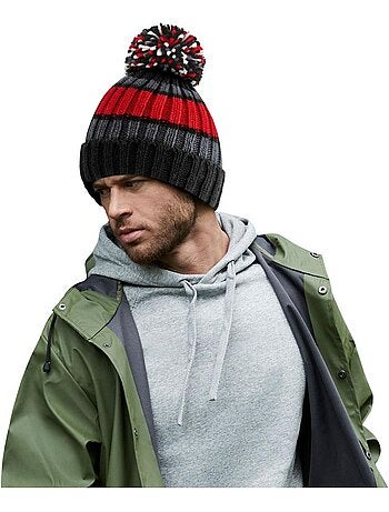 Bonnet rayé hygge - beechfield
