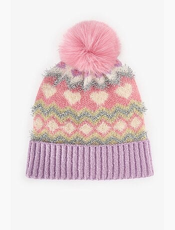 Bonnet rayé isabella fille penti