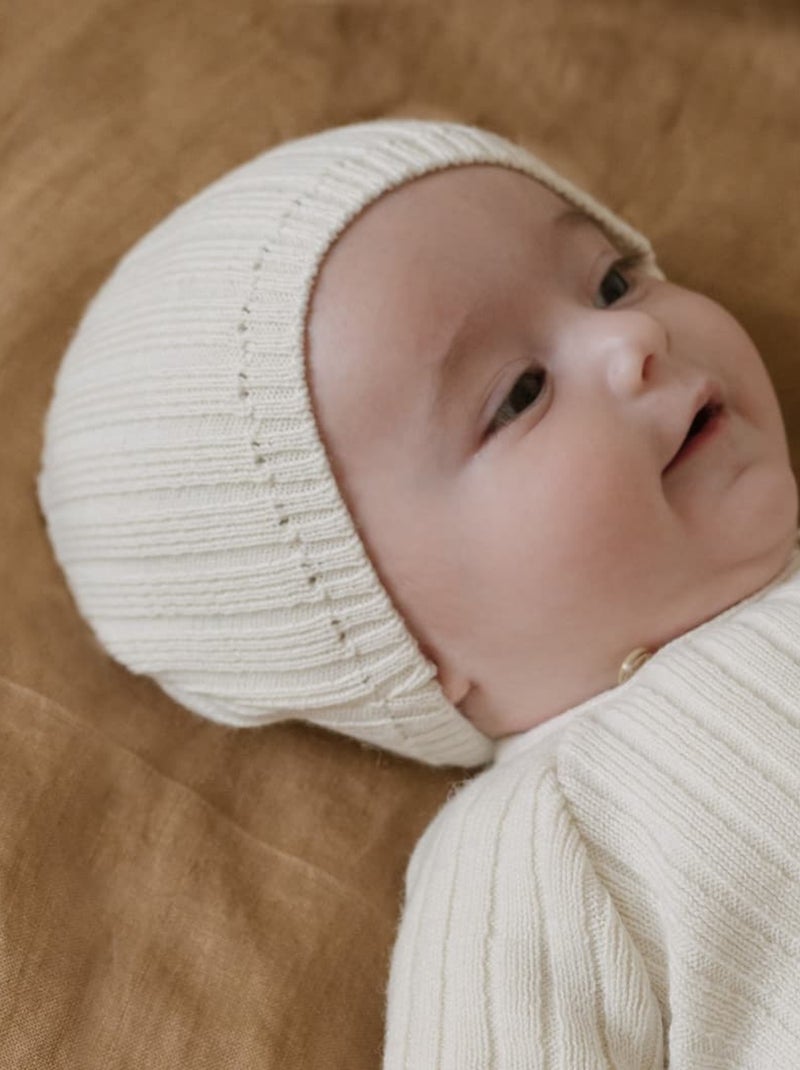 Bonnet RETRO Ecru - Kiabi