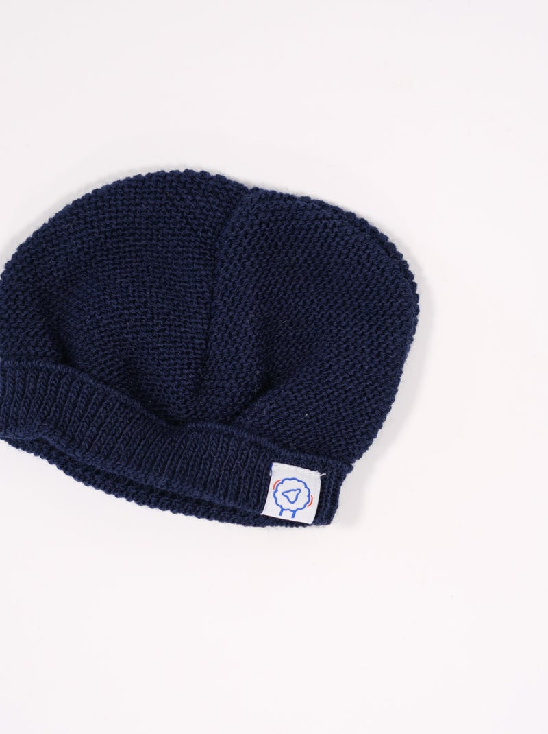 Bonnet rond Bleu marine - Kiabi