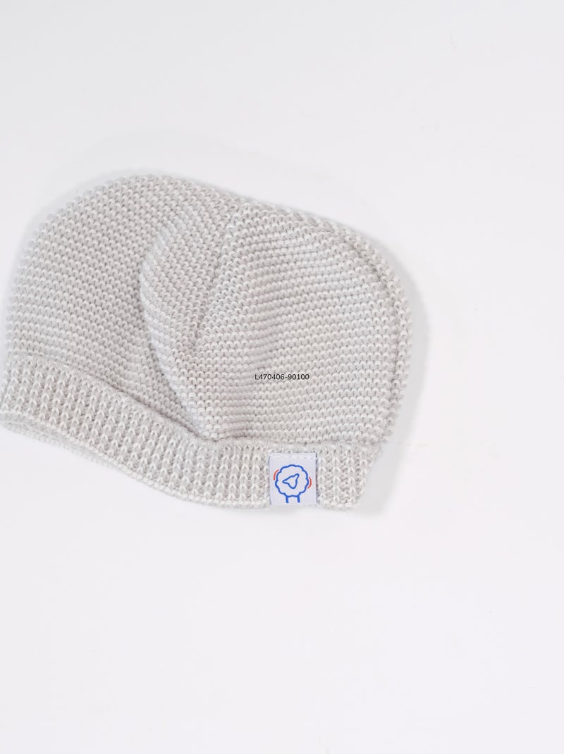 Bonnet rond Gris - Kiabi