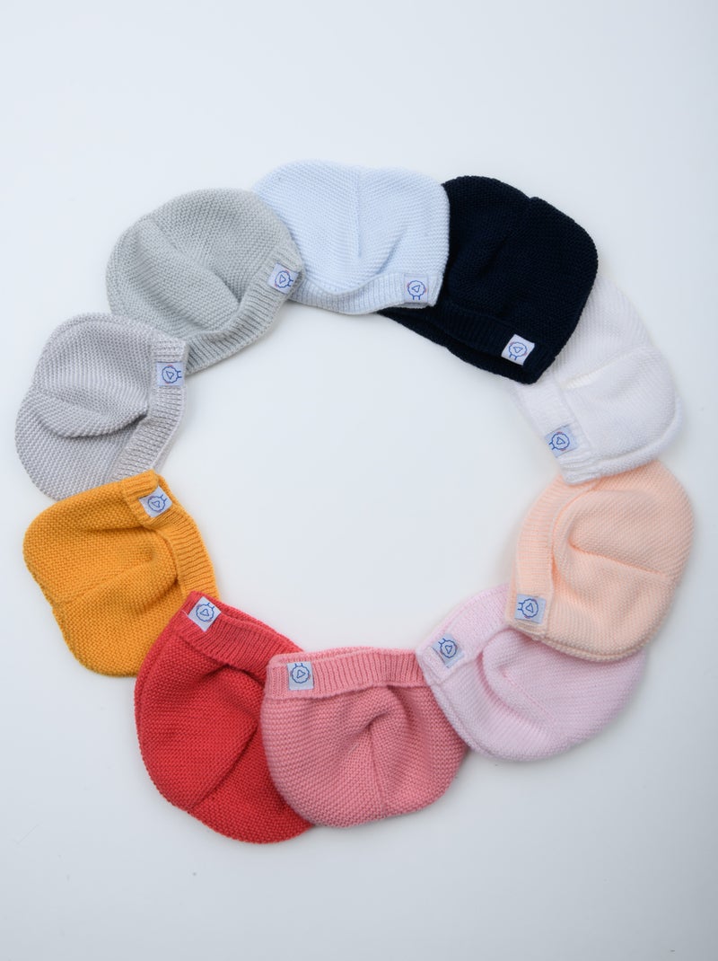 Bonnet rond Rose pastel - Kiabi