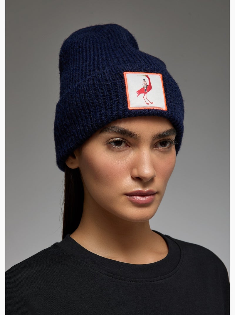 Bonnet sappo indian ibis  femme - sae paris Bleu - Kiabi