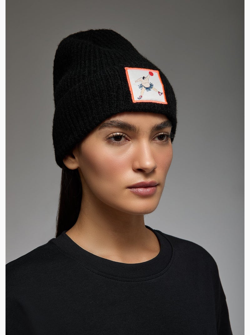 Bonnet sappo sumo dunk  femme - sae paris Noir - Kiabi