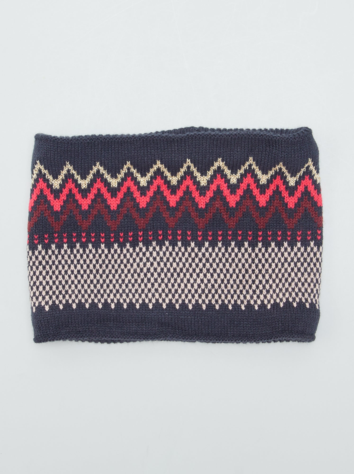 Ensemble Bonnet Péruvien, Snood Et Moufles Bébé Vertbaudet – Jacquard Ours, Beige Chiné, Taille 3/6 Mois (60/67 Cm)