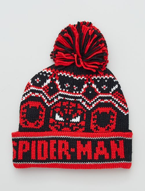 Bonnet 'Spider-Man'                             noir/rouge 
