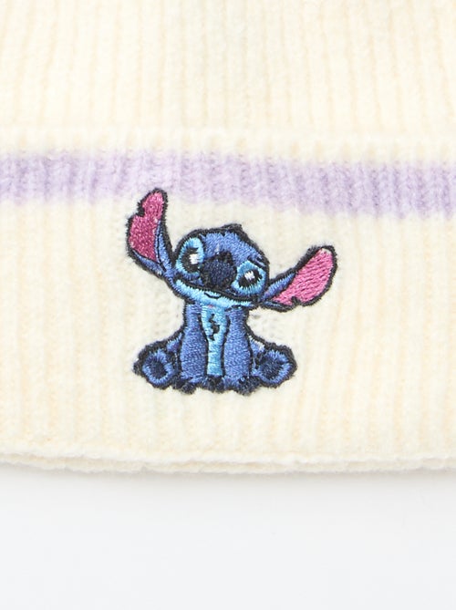 Bonnet 'Stitch' à pompon - Kiabi