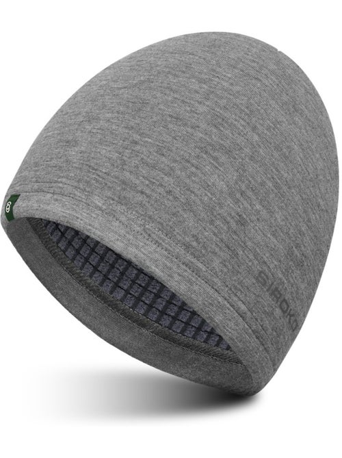 Bonnet thermique de running fitness homme et femme gamma melange gray - Kiabi