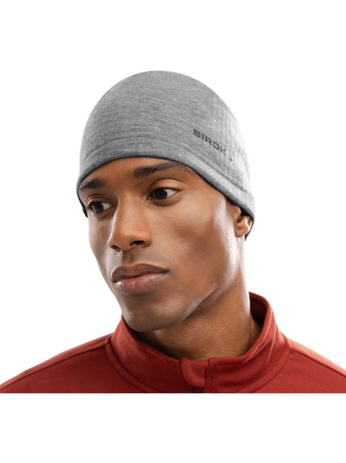 Bonnet thermique de running fitness homme et femme gamma melange gray - Kiabi