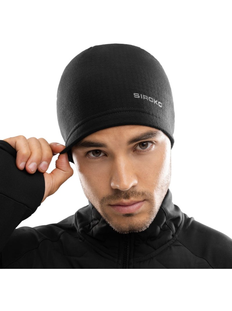 Bonnet thermique de running fitness homme et femme gamma Noir - Kiabi