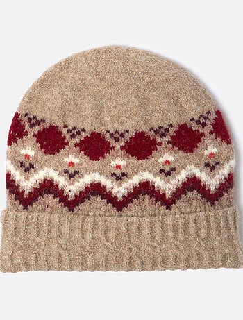 Bonnet Thermolactyl maille chinée et jacquard - Damart
