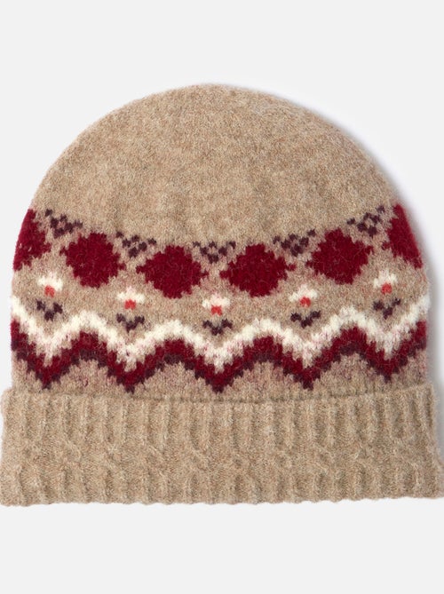 Bonnet Thermolactyl maille chinée et jacquard - Damart - Kiabi