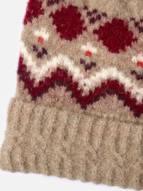 Bonnet Thermolactyl maille chinée et jacquard - Damart - Kiabi