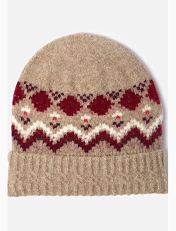 Bonnet Thermolactyl maille chinée et jacquard - Damart