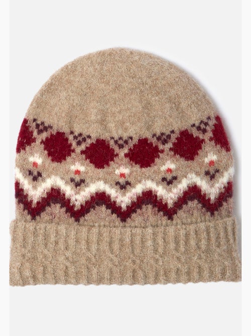 Bonnet Thermolactyl maille chinée et jacquard - Damart - Kiabi