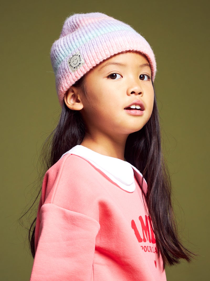 Bonnet tie and dye Rose - Kiabi