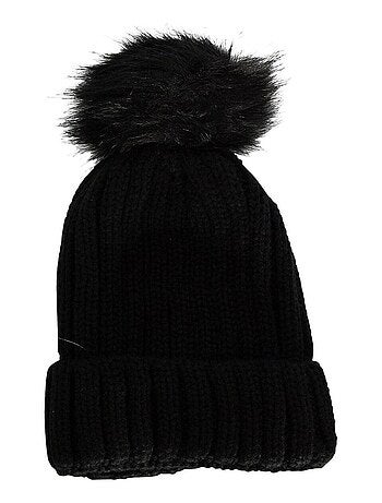 Bonnet tressé à pompon VINCHY