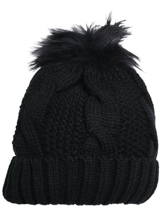 Bonnet tressé à pompon VINCHY