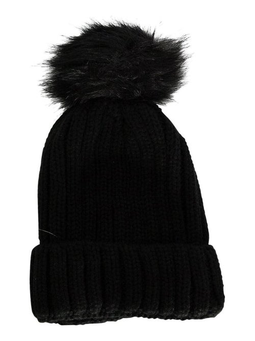 Bonnet tressé à pompon VINCHY - Kiabi