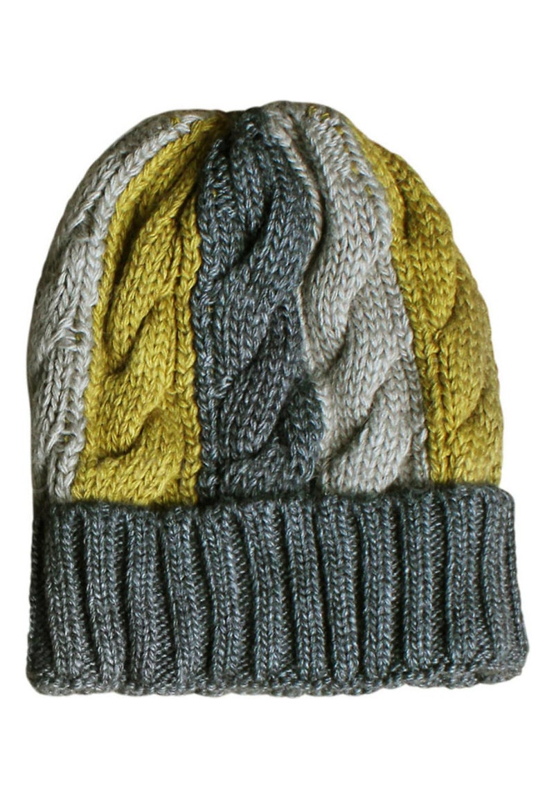 Bonnet tricolore Vert - Kiabi
