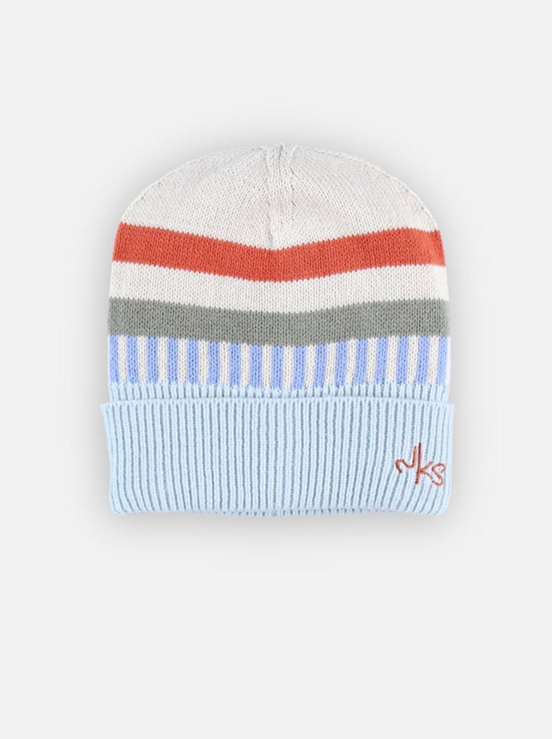 Bonnet tricoloudoux, multicolore - Noukie's Bleu - Kiabi
