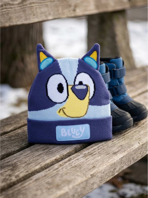 Bonnet tricot avec oreilles bluey bbc studios - Kiabi Bonnet tricot avec oreilles bluey bbc studios - Kiabi